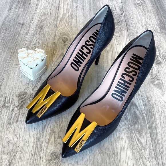 Moschino Shoes - 🆕 Moschino Monogram Logo Hardware Pump